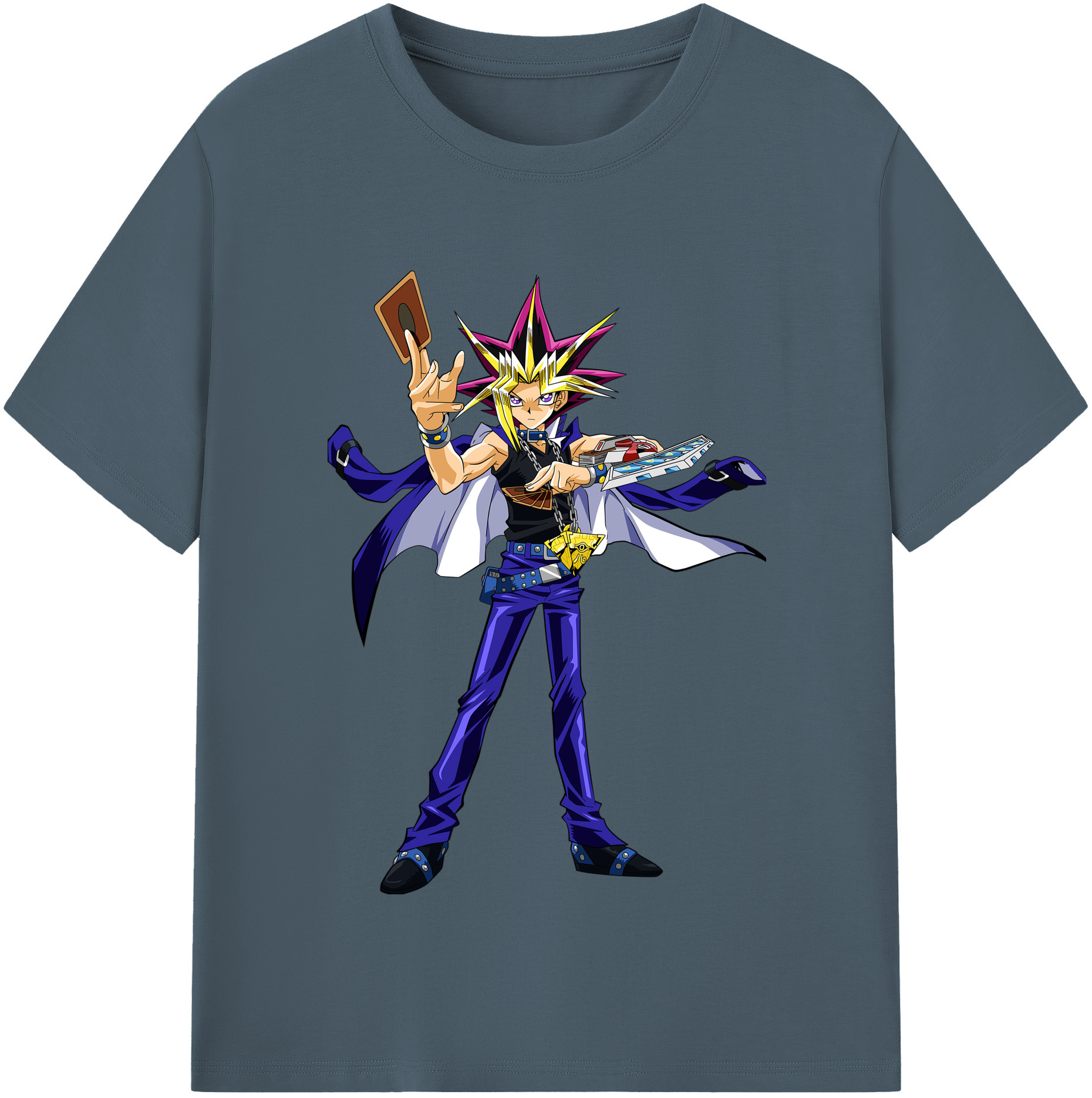 （画像用） 遊☆戯☆王 Yu-Gi-Oh! 綿100％半袖Tシャツ（フロントプリント）